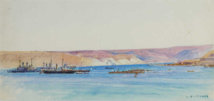 Гриценко Николай Николаевич. Корабли в бухте